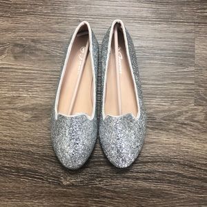 Classy Glitter Loafer Mules